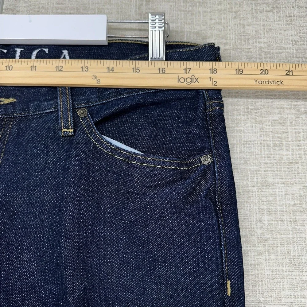 Nautica Jeans Mens 34x32 (Actual 36x32) Blue Dark Wash Classic Straight 5Pocket